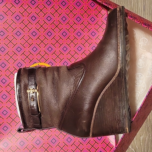 Tory Burch Primrose Wedge Bootie - Picture 1 of 10